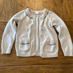 Hanna Andersson Cardigan size 6-7 • VGUC